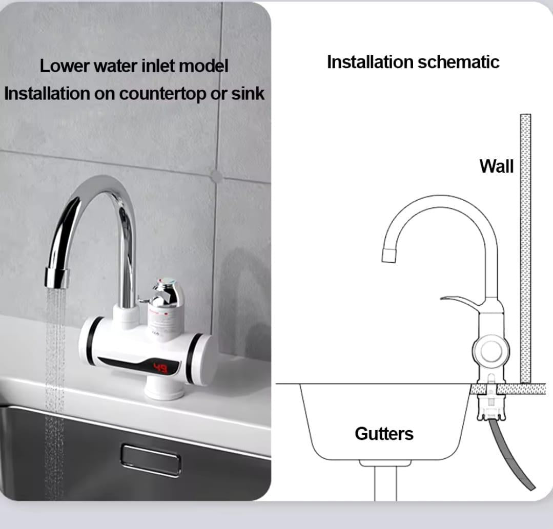 Electric Heating Water Faucet (Without Shower)