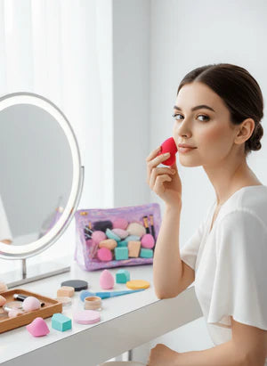 Sweet - Beauty Makeup Sponge Set Multi-Colors / 10pcs